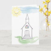 De Kaart van het doopsel (Gele Bloem)