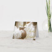 De Kaart van het Doopsel van het baby (Voorkant)