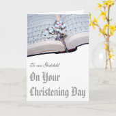 De kaart van het doopsel van Peetouders aan (Gele Bloem)