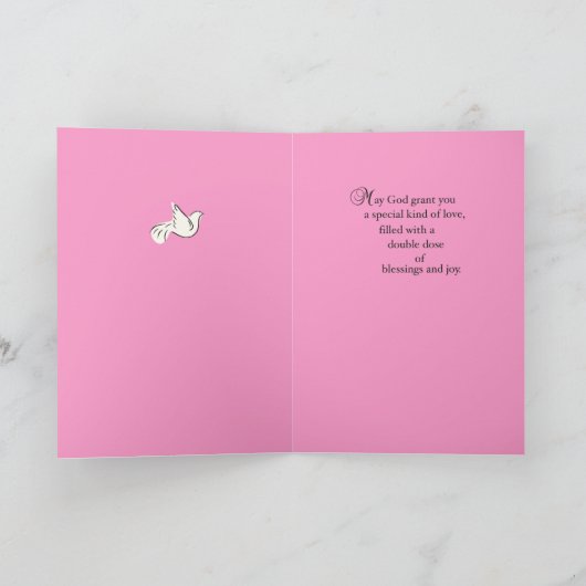 De Kaart van het Doopsel van tweelingen op (Binnen)