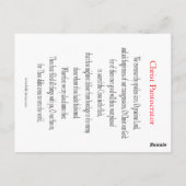 De Kaart van het Gebed van Christus Pantocrator (Achterkant)