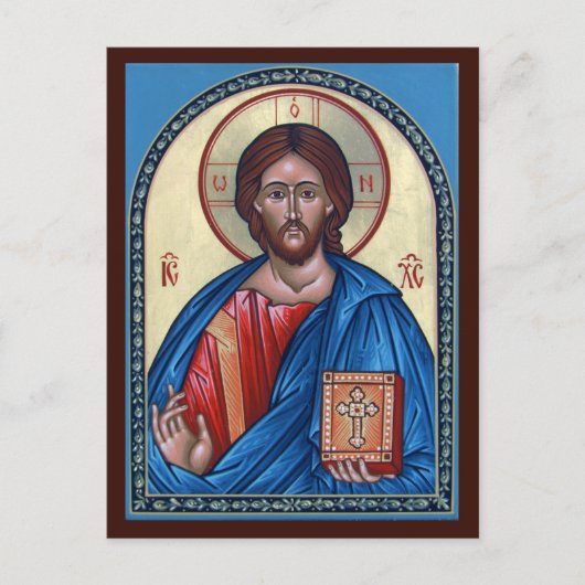 De Kaart van het Gebed van Christus Pantocrator (Voorkant)