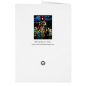 De Kaart van het Glas in lood Kinderen zonder blik (Achterkant)