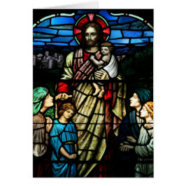 De Kaart van het Glas in lood Kinderen zonder blik