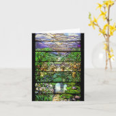 De Kaart van het Glas in lood van de Jugendstil (Gele Bloem)