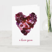 De Kaart van het Hart van het Glas van het strand (Voorkant)