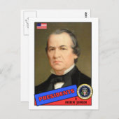 De Kaart van het Honkbal van Andrew Johnson (Voorkant / Achterkant)