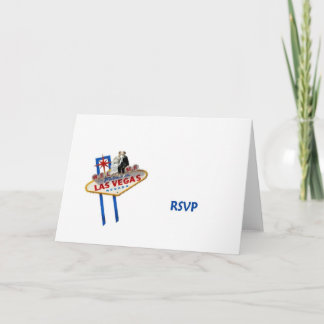 DE KAART VAN HET HUWELIJK VAN RSVP LAS VEGAS