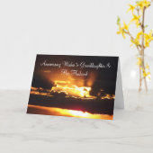 De Kaart van het Jubileum van de kleindochter & (Gele Bloem)