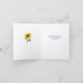 De Kaart van het Jubileum van de zonnebloem (Binnen)