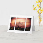 De Kaart van het Jubileum van de zonsondergang (Gele Bloem)