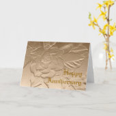 De Kaart van het Jubileum van gardenia (Gele Bloem)