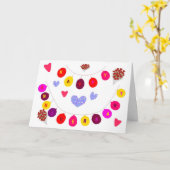 De kaart van het Jubileum voegt jaren en bericht t (Gele Bloem)