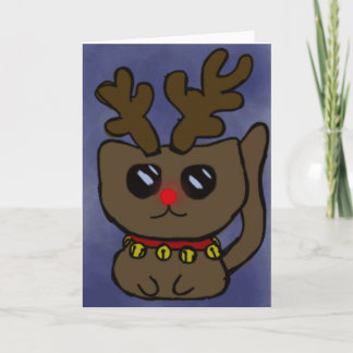 De Kaart van het Kat van de sneeuwvlok