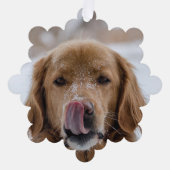 De Kaart van het Kerstmisornament van uw Hond (Voorkant)