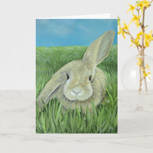 De Kaart van het konijntje (Gele Bloem)