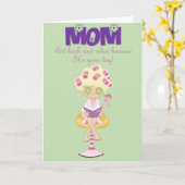 De Kaart van het Kuuroord van het moederdag (Gele Bloem)