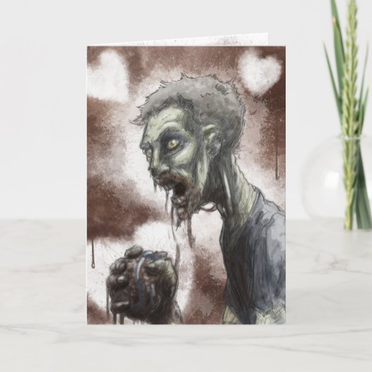 De Kaart van het Liefje van de zombie (Voorkant)