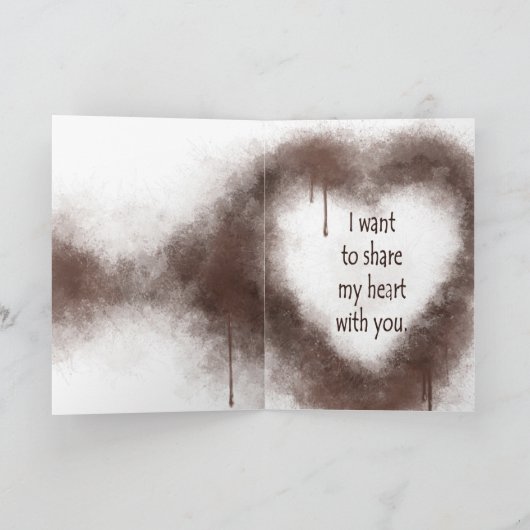 De Kaart van het Liefje van de zombie (Binnen)