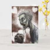 De Kaart van het Liefje van de zombie (Gele Bloem)