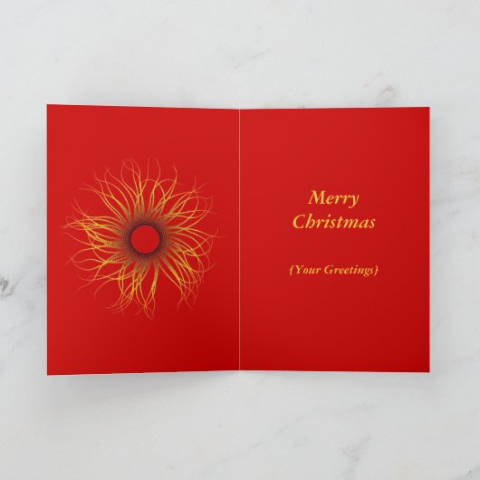 De Kaart van het Lijst van de Foto van Kerstmis (Binnen)