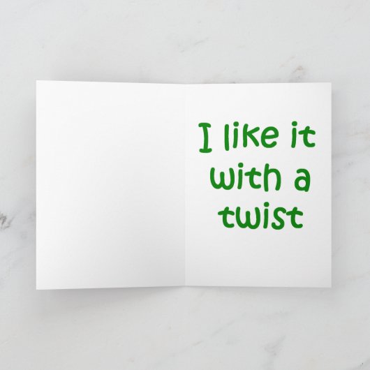 De Kaart van het Limoen van de wodka (Binnen)