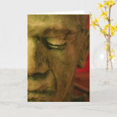 De Kaart van het Masker van Halloween (Gele Bloem)