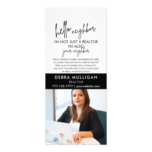 De Kaart van het moderne Real Estate Marketing Rac (Voorkant)