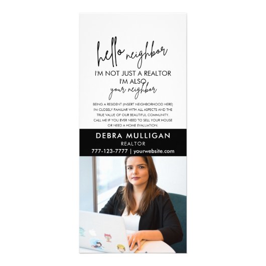 De Kaart van het moderne Real Estate Marketing Rac (Achterkant)