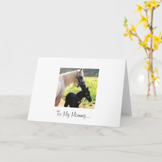 De Kaart van het moederdag (Gele Bloem)