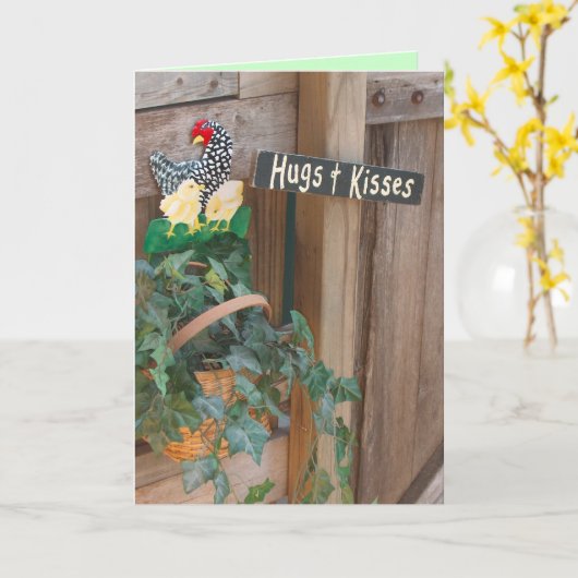 De Kaart van het moederdag (Gele Bloem)