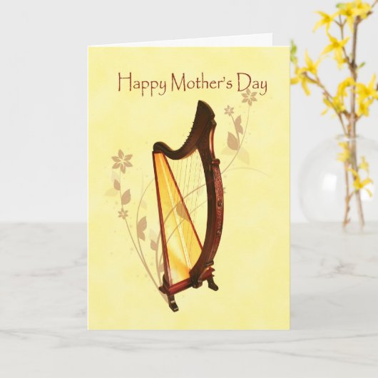 De Kaart van het moederdag #2 (Gele Bloem)