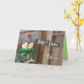 De Kaart van het Moederdag "aan van Mijn Vrouw" (Gele Bloem)