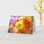 De Kaart van het moederdag - Kaart (Gele Bloem)