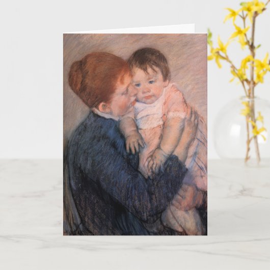 De Kaart van het moederdag - Mary Cassatt (Gele Bloem)