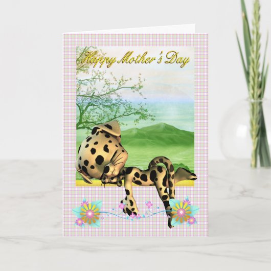 De Kaart van het moederdag, met weinig Dalmatische (Voorkant)