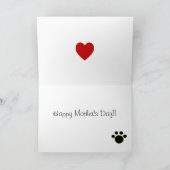 De Kaart van het Moederdag van Boston Terrier (Binnen)