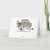 De kaart van het Moederdag van de bajesklant (Achterkant)