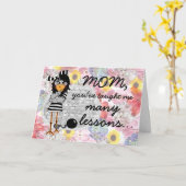 De kaart van het Moederdag van de bajesklant (Gele Bloem)