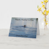 De Kaart van het Moederdag van de duiker voor een (Gele Bloem)