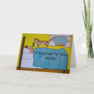 De Kaart van het Moederdag van de Kat van de