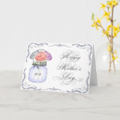 De Kaart van het Moederdag van de Kruik van de (Gele Bloem)