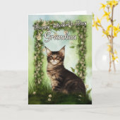 De Kaart van het Moederdag van de oma met Leuke (Gele Bloem)