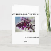 De Kaart van het Moederdag van de orchidee (Achterkant)