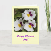 De Kaart van het Moederdag van de orchidee (Voorkant)