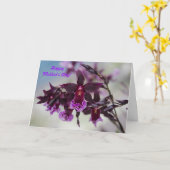 De Kaart van het Moederdag van de orchidee (Gele Bloem)