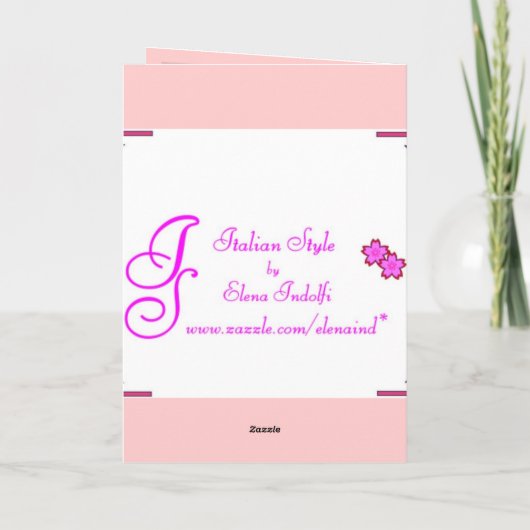 De Kaart van het Moederdag van de Rozen van de (Achterkant)