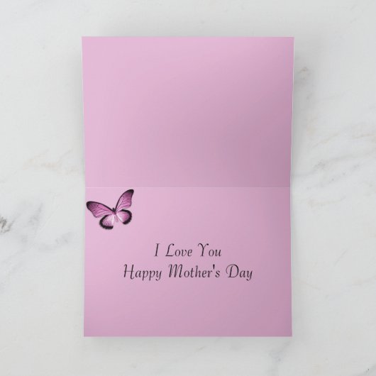 De Kaart van het Moederdag van de vlinder (Binnen)