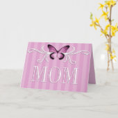 De Kaart van het Moederdag van de vlinder (Gele Bloem)