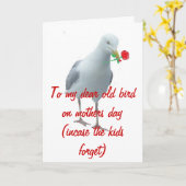 De Kaart van het moederdag van echtgenoot/partner, (Gele Bloem)